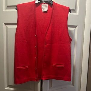 Thane Deauville 100% Wool Vest Vintage